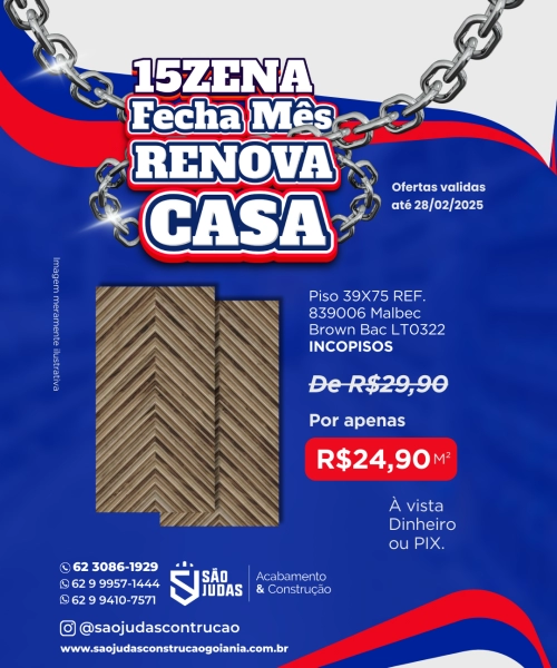 Piso 39X75 REF. 839006 Malbec Brown Bac LT0322