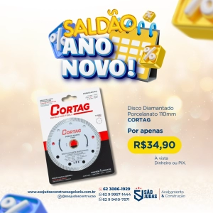 Disco Diamantado Porcelanato 110mm CORTAG